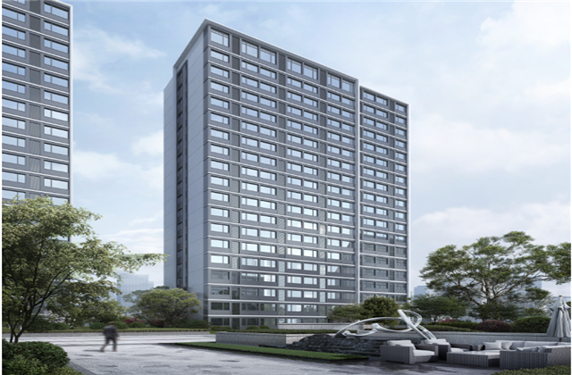 杭州市首座近零能耗住宅建筑临安PT视讯宸锦学府主体结顶